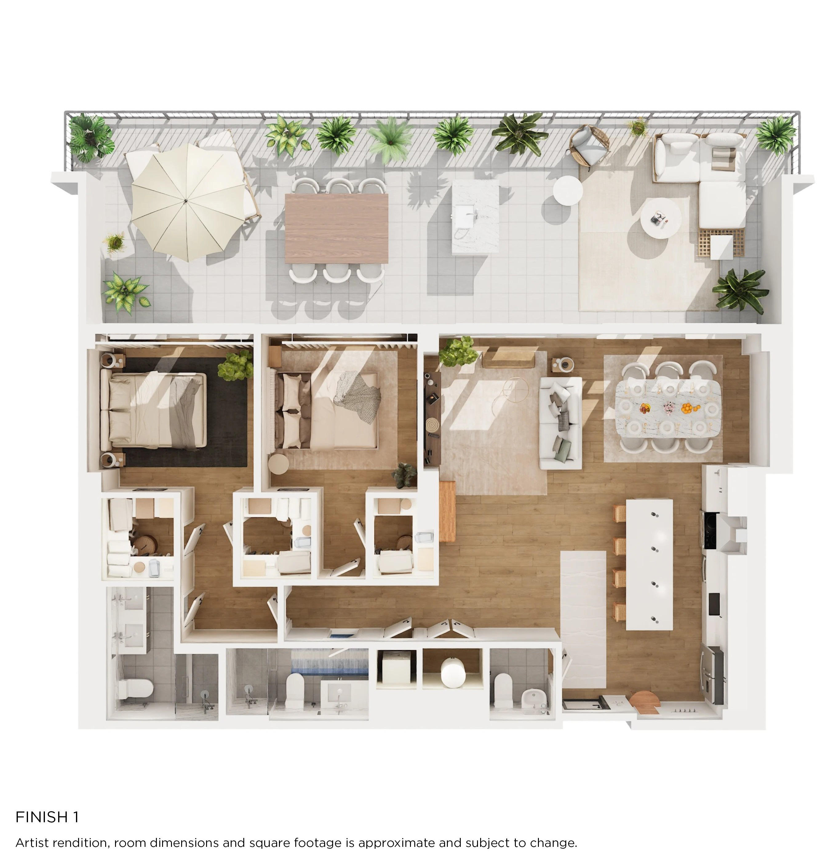 B14 Floorplan with Finish 1
