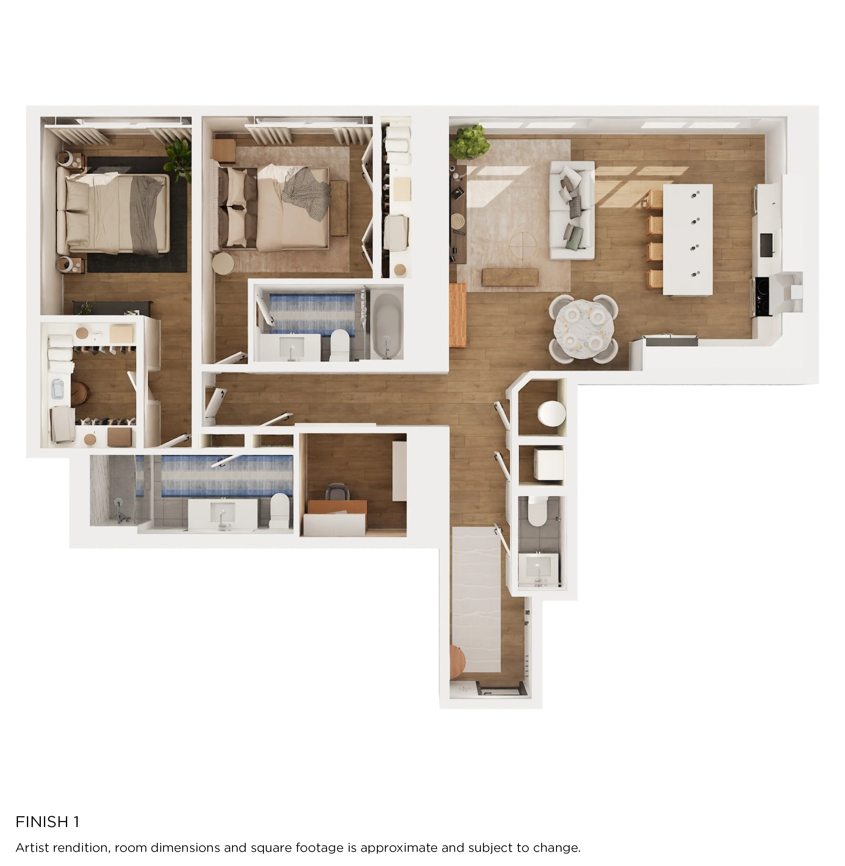 B17 Floorplan with Finish 1