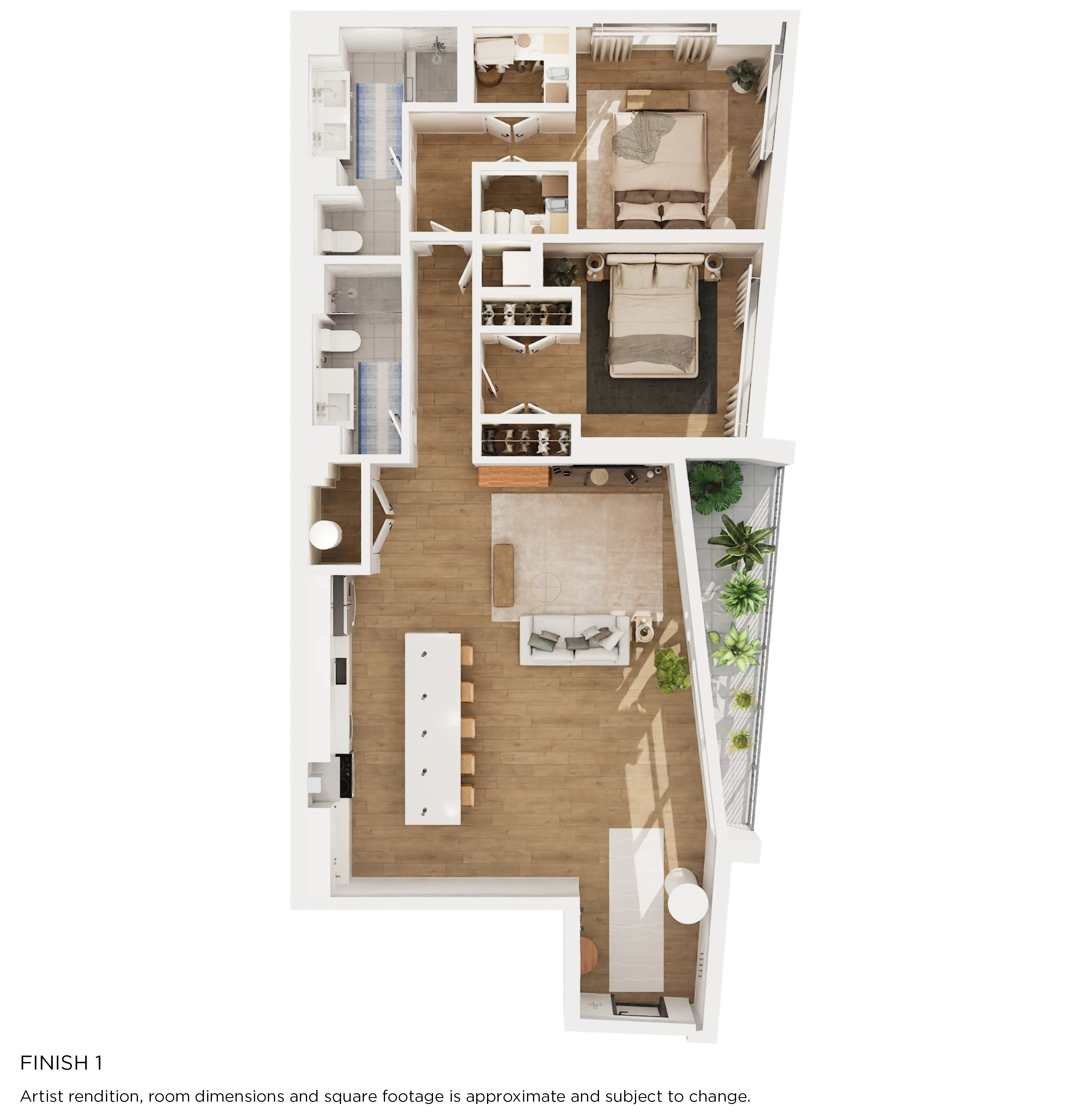 B20 Floorplan with Finish 1