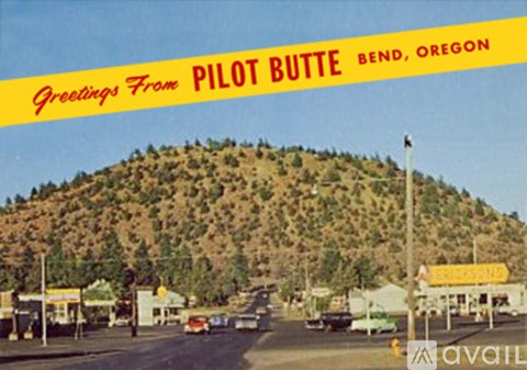 A postcard from Pilot Butte, Bend, Oregon.