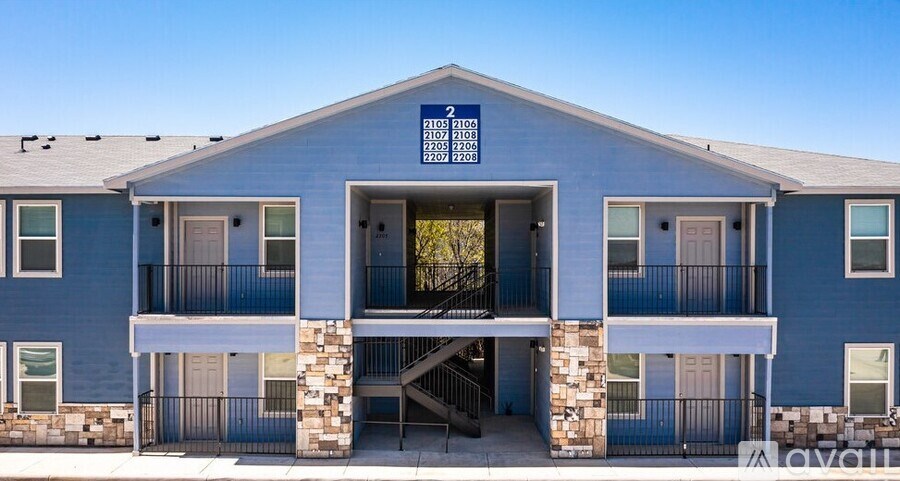 A blue building with a sign that says "Avalon" on it.