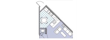 1 Bedroom 15s, 35s, 414, 433