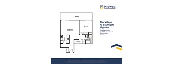 1 Bedroom Small Highrise Renovated