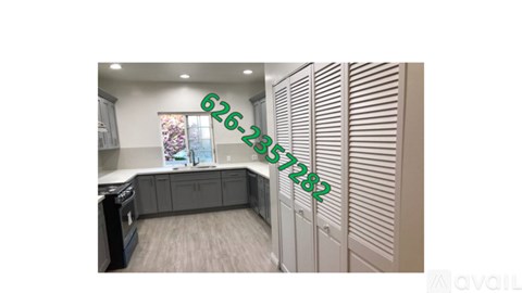 A kitchen with the number 626-2537282 written on it.