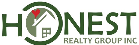 The image is a logo for Honest Realty Group Inc.