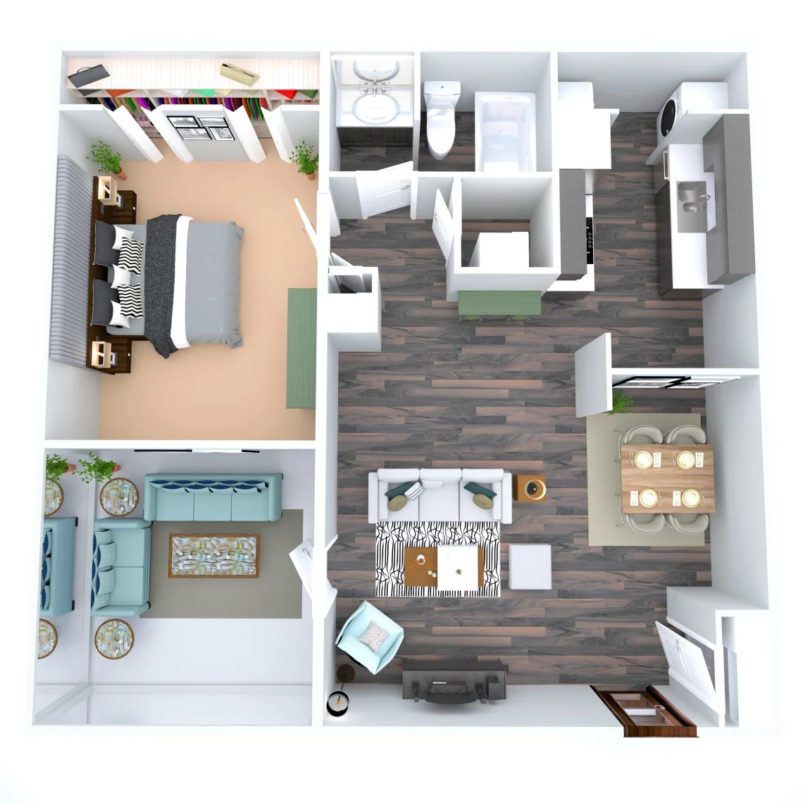 1 bed 1 bath at The Taylor Apartments, Marietta, Georgia