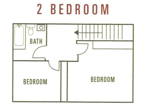 Two Bedroom Floorplan - Floor #1