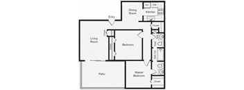 2 Bedroom Apartment Home