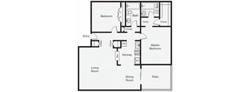 2 Bedroom Apartment Home