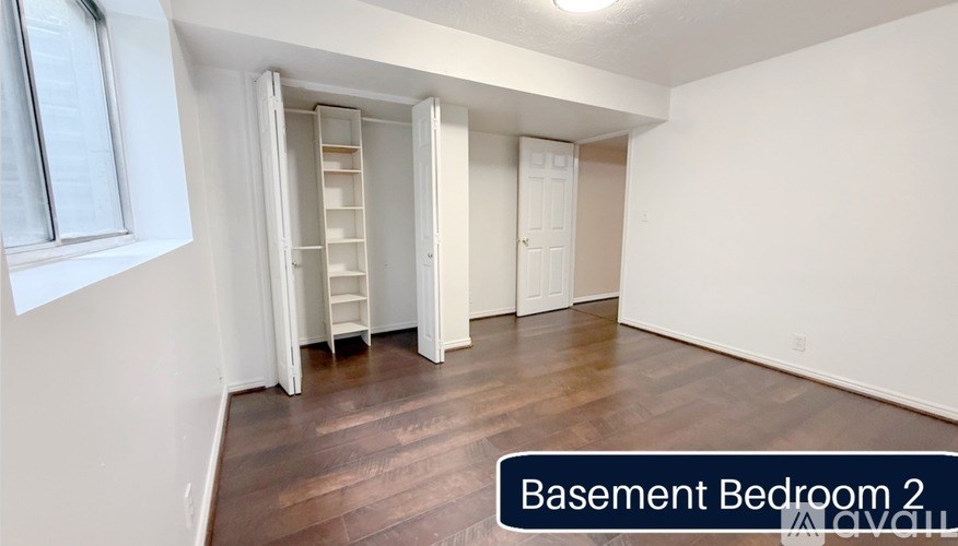 Basement Bedroom 2 is empty and waiting to be furnished.