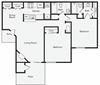 2 Bedroom Apartment Home