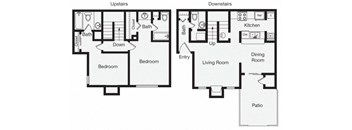 2 Bedroom Apartment Home