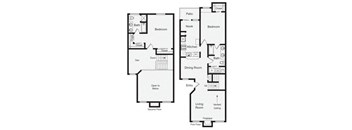 2 Bedroom Apartment Home