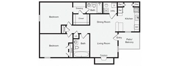 2 Bedroom Apartment Home