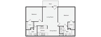 2 Bedroom Apartment Home