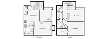 2 Bedroom Apartment Home