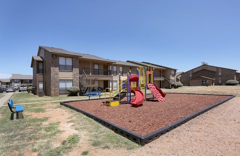 our apartments have a playground for your kids to play