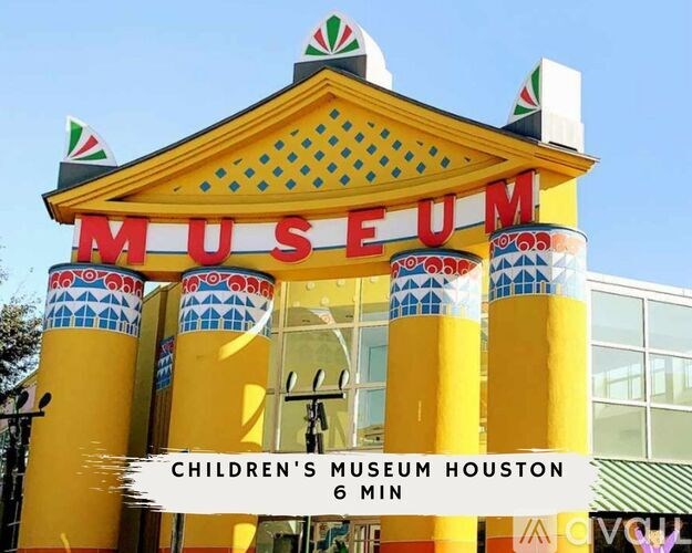 A bright yellow building with the word "Museum" written on it.