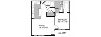 A-3 1Bedroom