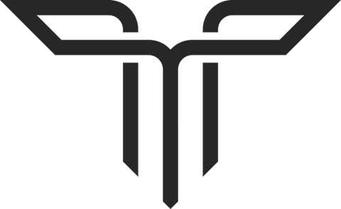 A black screen with a white dollar sign in the center.