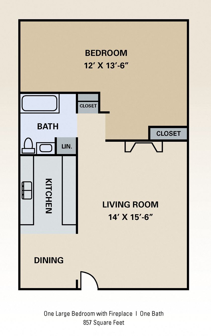 1 Bedroom 1 Bath