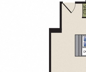 D2 SkyHouse Dallas D2 floor plan 681 square feet Dallas, TX Apartments