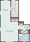 Efficiency Floorplan Efficiency Floorplan at Olde Salem Village