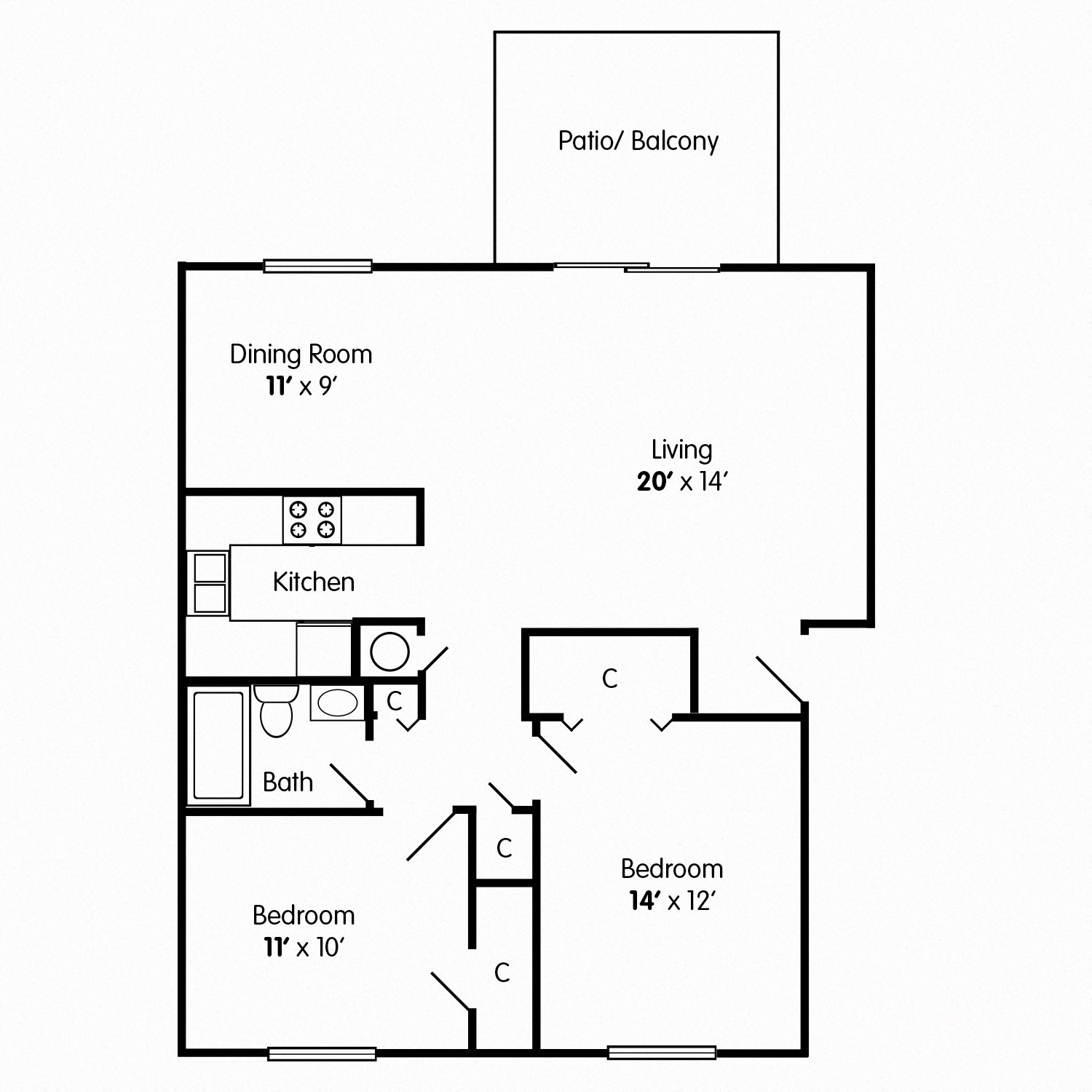 2 Bedroom Apartment Toledo, OH Cheap Toledo, Ohio Apartments