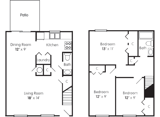 3 Bedroom Apt Greenwood Indiana Cheap 3 Bed Townhome Greenwood