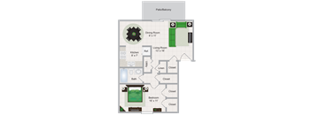 One Bedroom Apartment
