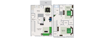 Two Bedroom Townhome