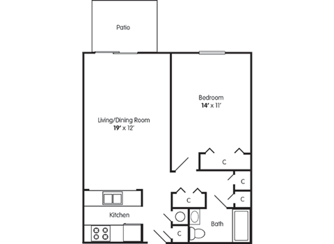 2018 Cedar Lane 1-2 Beds Apartment, Affordable for Rent - Photo Gallery 22