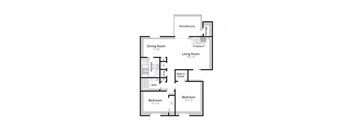 Two Bedroom Eagle Creek Apartment