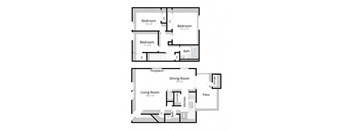 Three Bedroom Townhome Mishawaka 