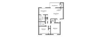 Two Bedroom Apartment  Bloomington Indiana Apartment 