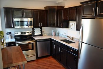 Stainless Steel Frigidaire Gallery Refrigerator at Somerset Place Apartments, Chicago, 60640