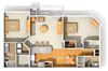 Two Bed Two Bath Floor Plan Two Bed Two Bath Floor Plan at Kenyon Square Apartments in Westerville, Columbus, OH