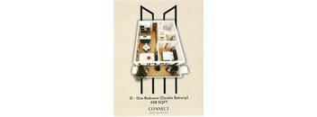 1 Bedroom, 1 Bathroom