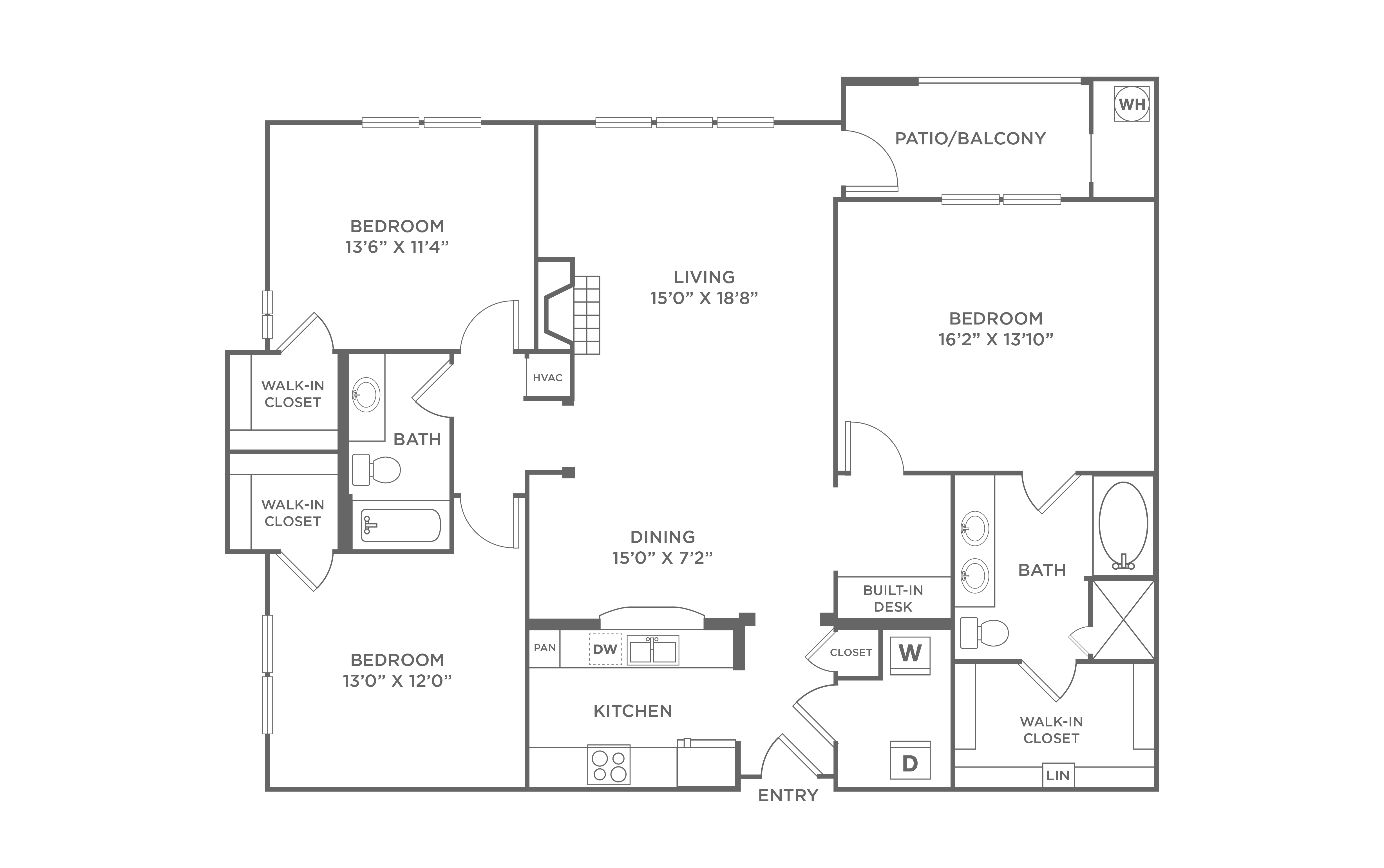 3 Bed/2 Bath-C1