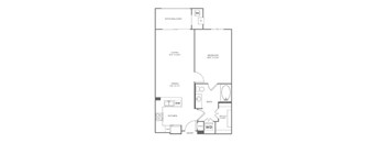 1 Bed/1 Bath-A1