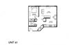 1 Bed 1 Bath A