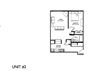1 Bed 1 Bath B