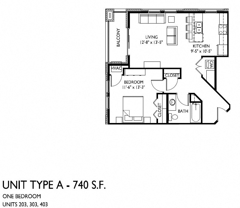 1 bedroom 1 bath A