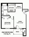 One Bedroom Ranch