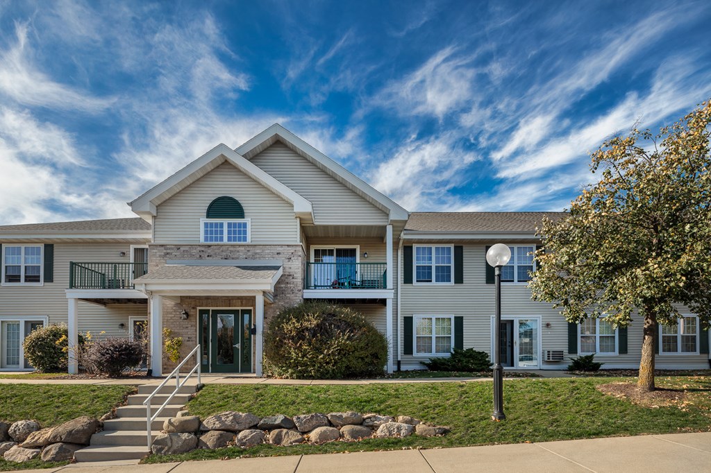 Front Entrance of Bldg at Luann Place Apartments, Wisconsin