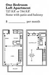 1 Bedroom Loft