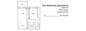 1 Bedroom Ranch