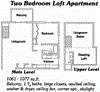 2 Bedroom 1 3/4 Bath Loft