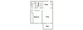 1 Bedroom Large Ranch