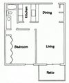 1 Bedroom Large Ranch